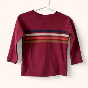 2T Boys Garanimals Long Sleeve T-Shirt Waffle Knit Vintage Inspired 70’s Retro